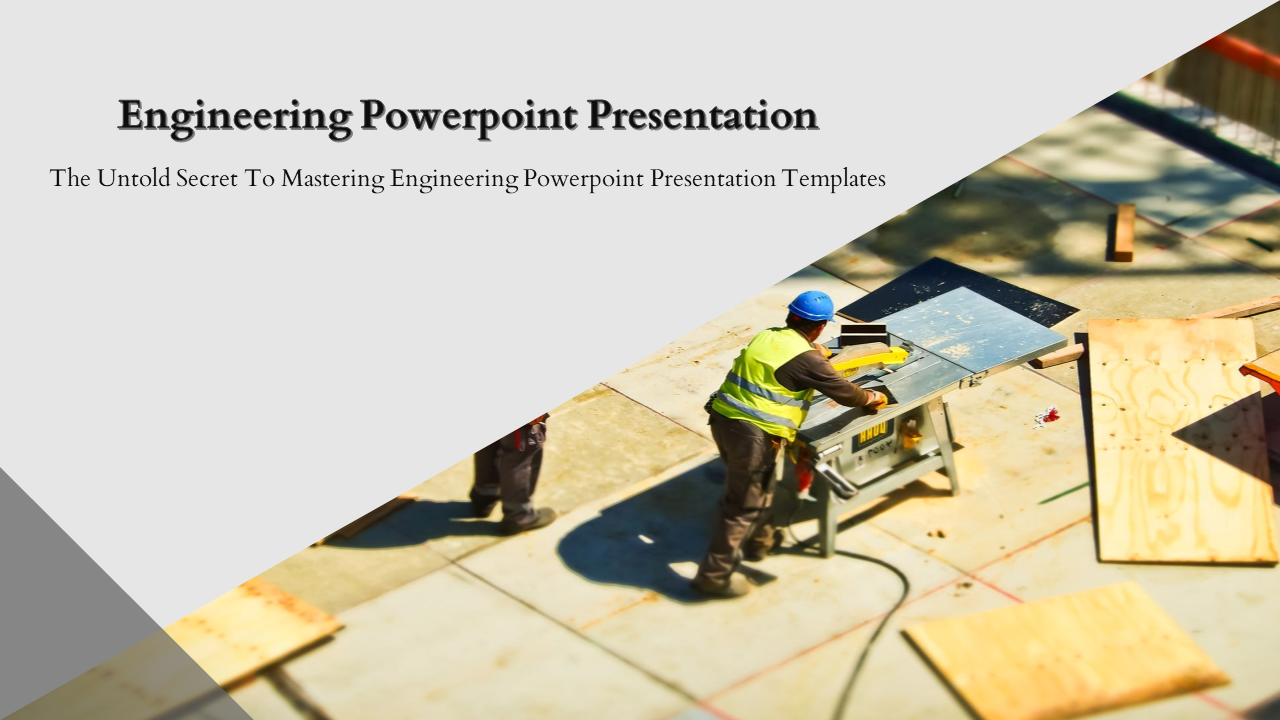 Amazing Engineering PowerPoint Presentation Template